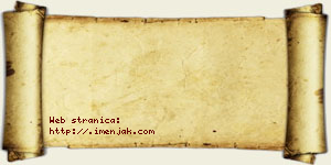 Tijana Tadić vizit kartica